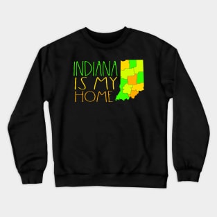 USA state: Indiana Crewneck Sweatshirt